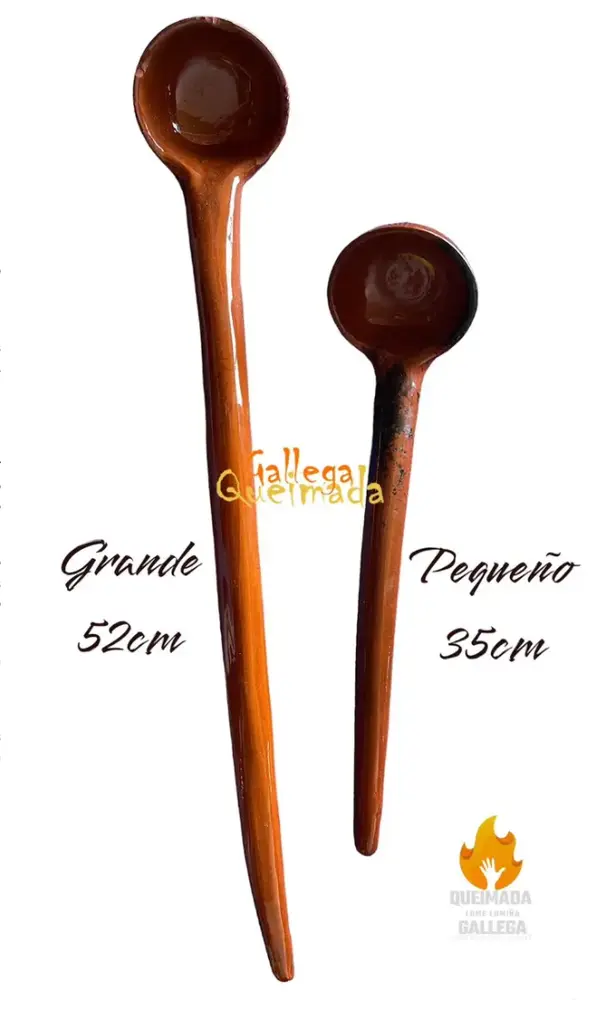 CUCHARON / CAZO DE BARRO DE LA QUEIMADA GALLEGA