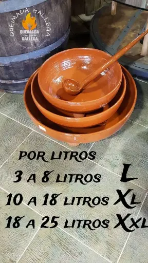 Pote de Queimada Grandes por litros para eventos